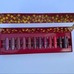 Brand New NYX GIMME SUPER STARS! MATTE LIP VAULT Holiday Edition 12-Pcs Lipstick
